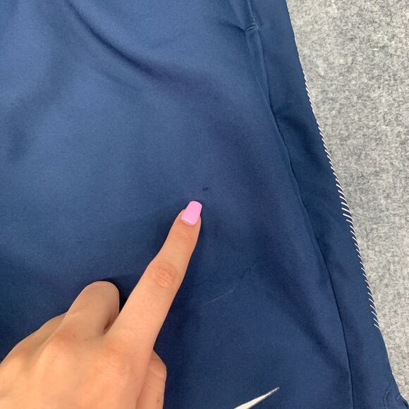 Nike Tennis Short Mens M Medium Navy Court Dry Dri Fit Drawstring Elastic Waist - Picture 4 of 13